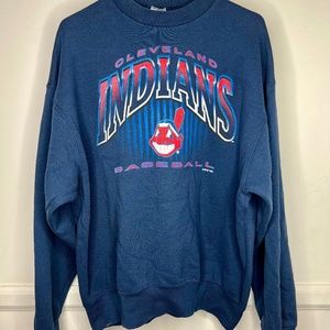 VINTAGE 1995 Cleveland Indians sweatshirt pullover XL